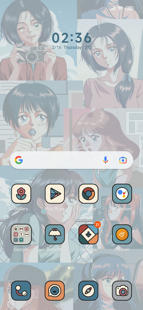 Retro girl screenshot