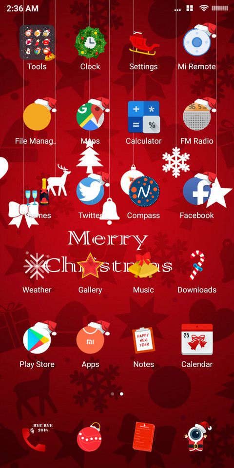 Christmas 2018 screenshot