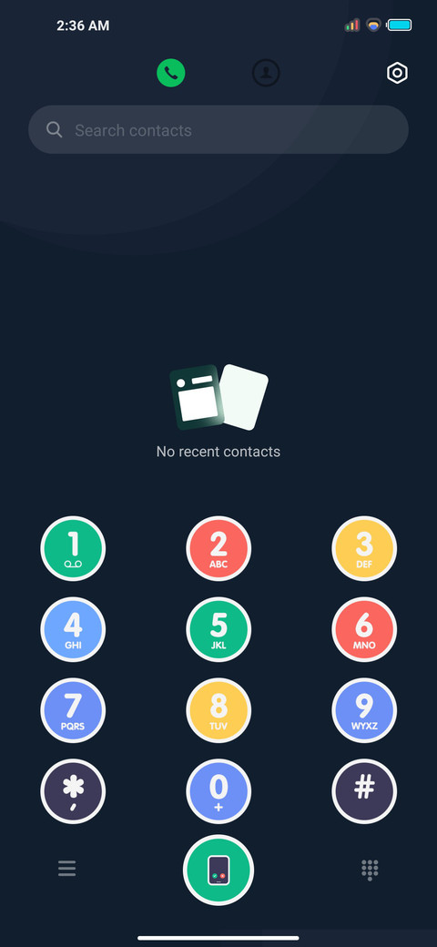 Color design screenshot