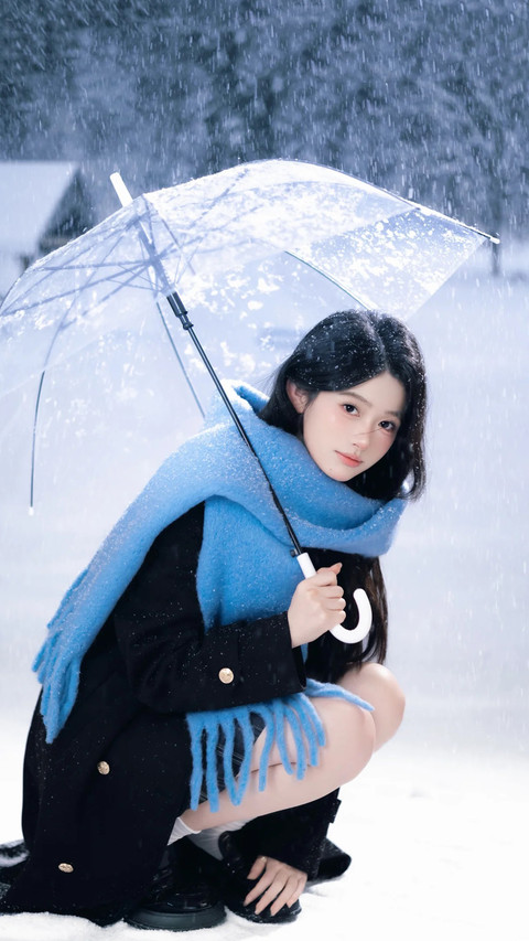 冬季蓝调穿搭术 screenshot