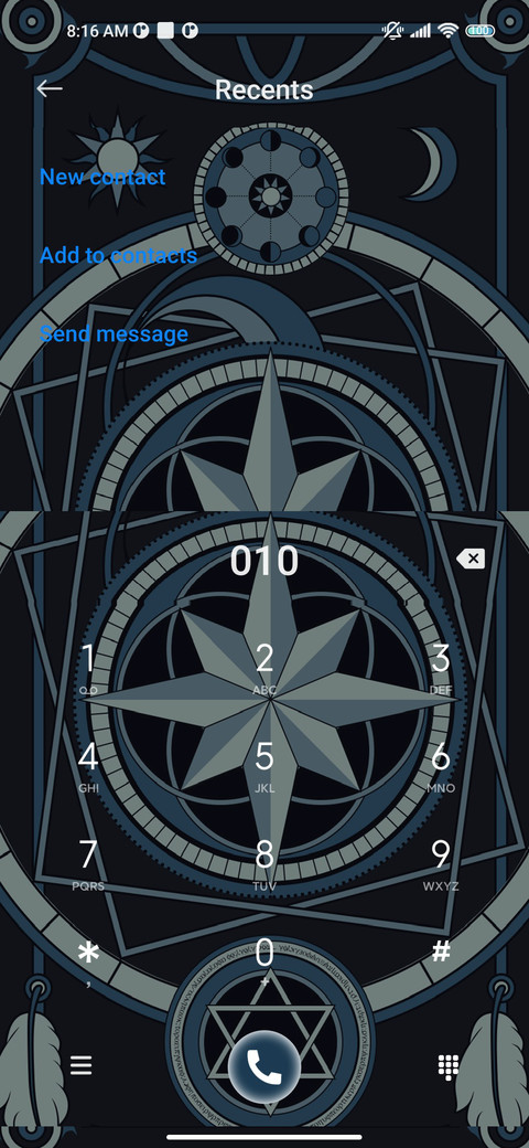 Blue Magic Card screenshot