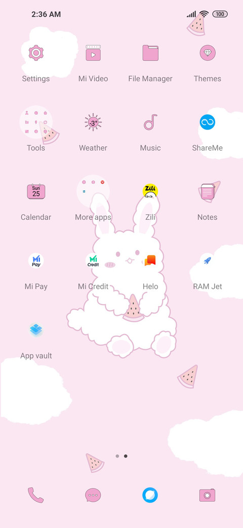 Watermelon rabbit screenshot