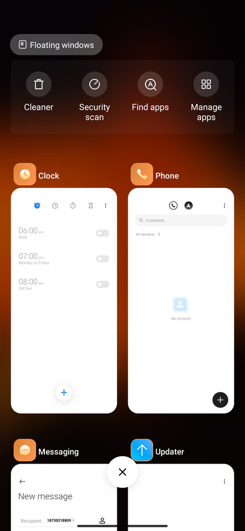 Orange screenshot