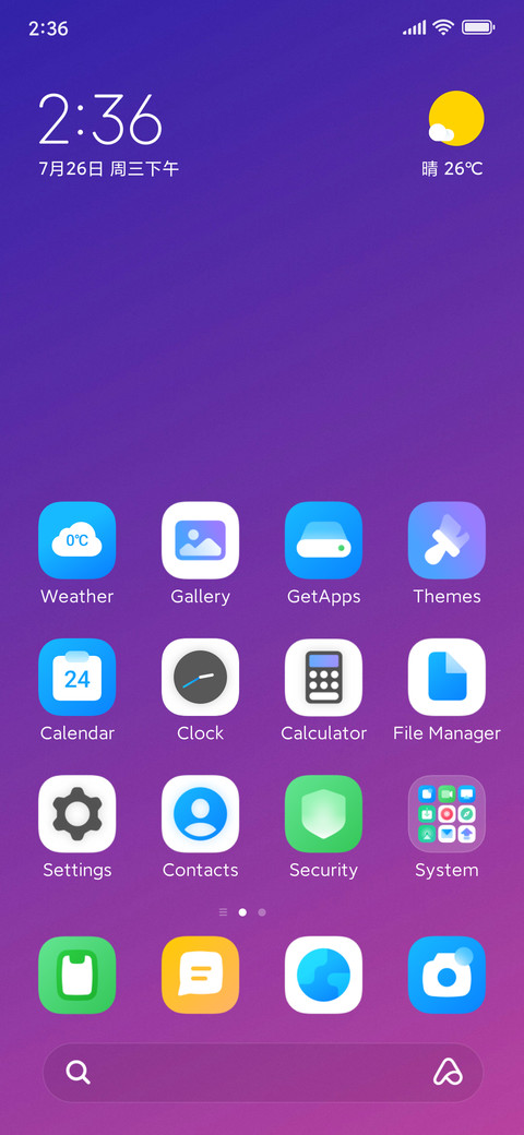 Purple Dark screenshot
