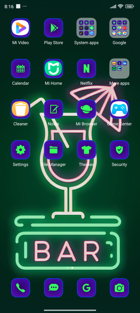 neon bar screenshot