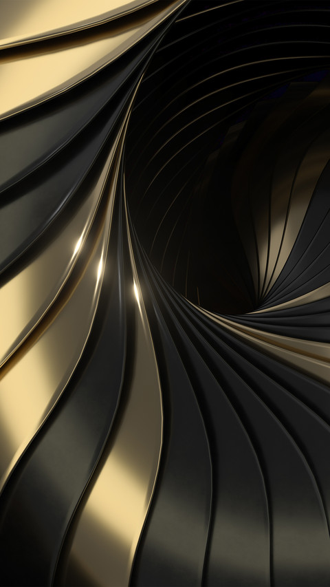 Black and gold rotation screenshot