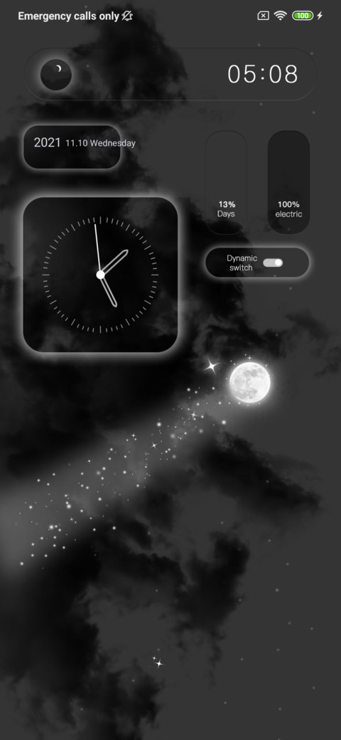 Dark moonlight screenshot