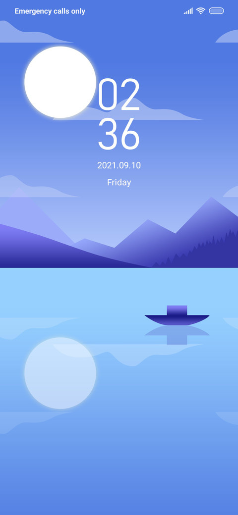 Boat and moonlight screenshot
