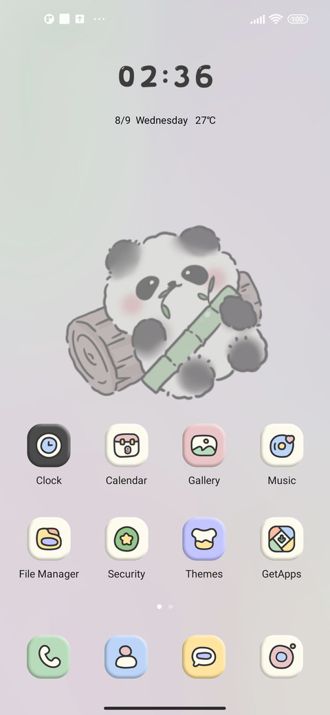 Cute Panda screenshot