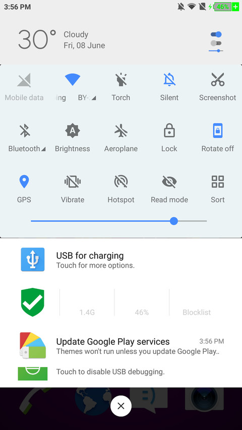 Sony Xperia TT screenshot