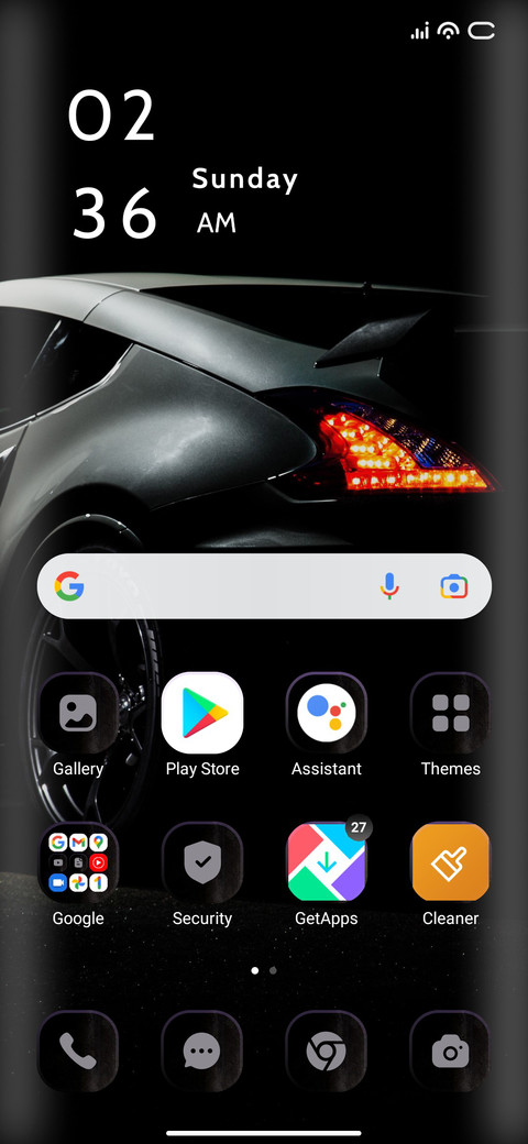 Back car screenshot