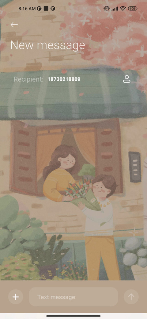 Bouquet of flowers screenshot