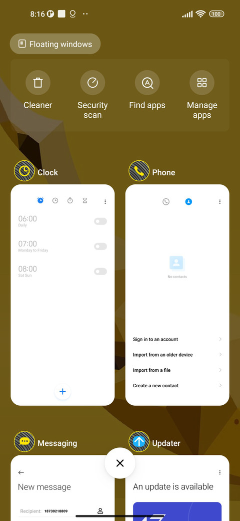 abstract banana screenshot