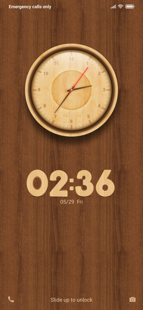Wooden style screenshot