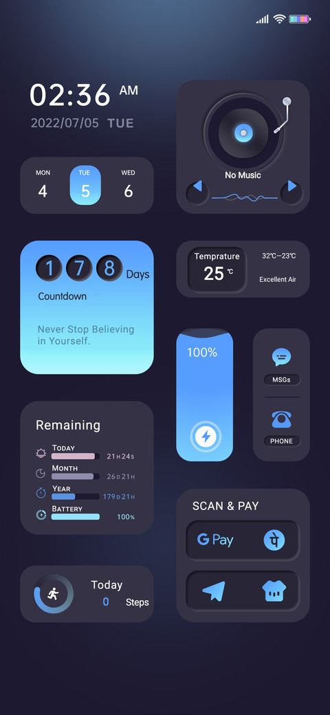 Blue [ON] screenshot