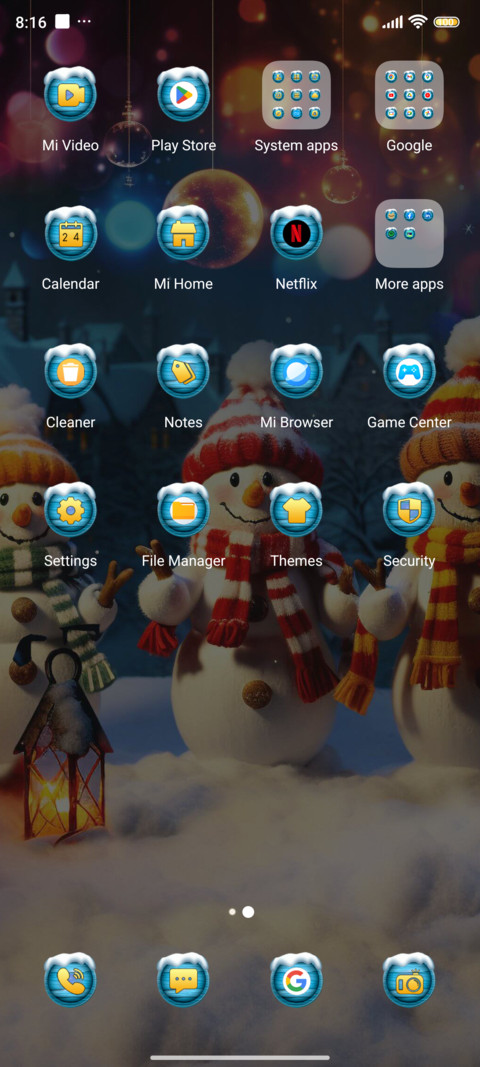 Christmas village screenshot