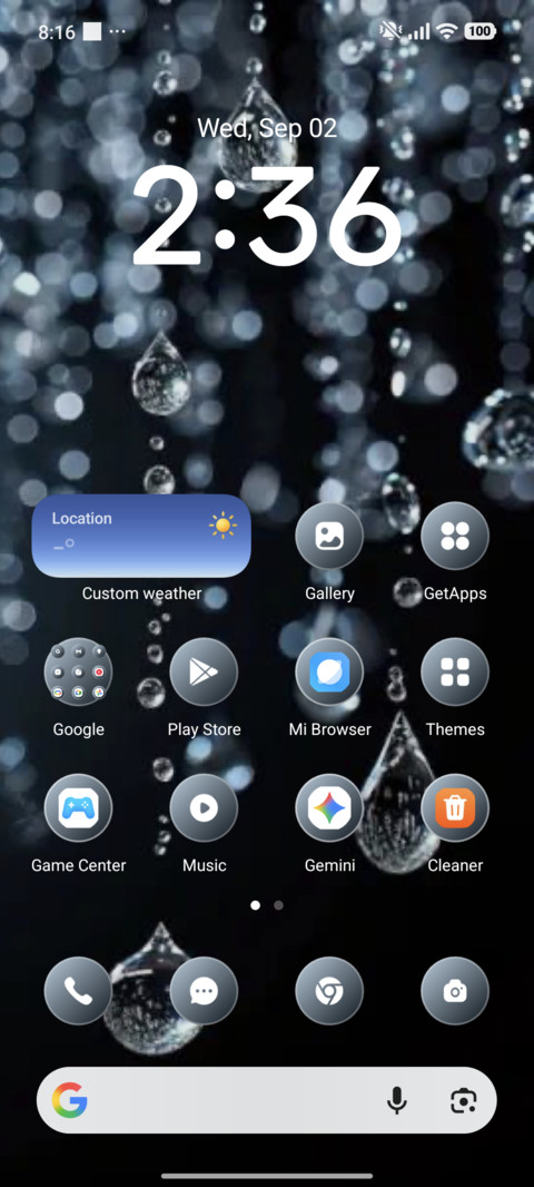 Crystal Rain screenshot