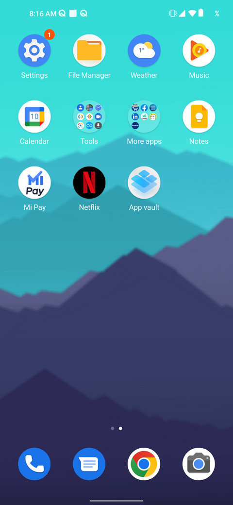 Droid T screenshot