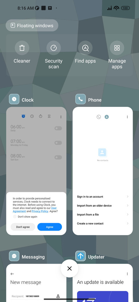 Cyan screenshot