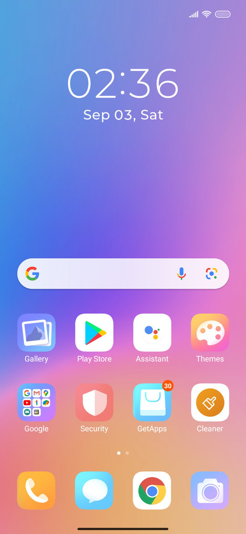 Colorful Gradient screenshot