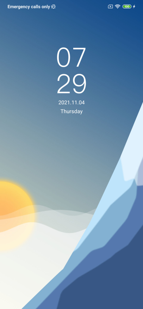 Sunrise cloud screenshot