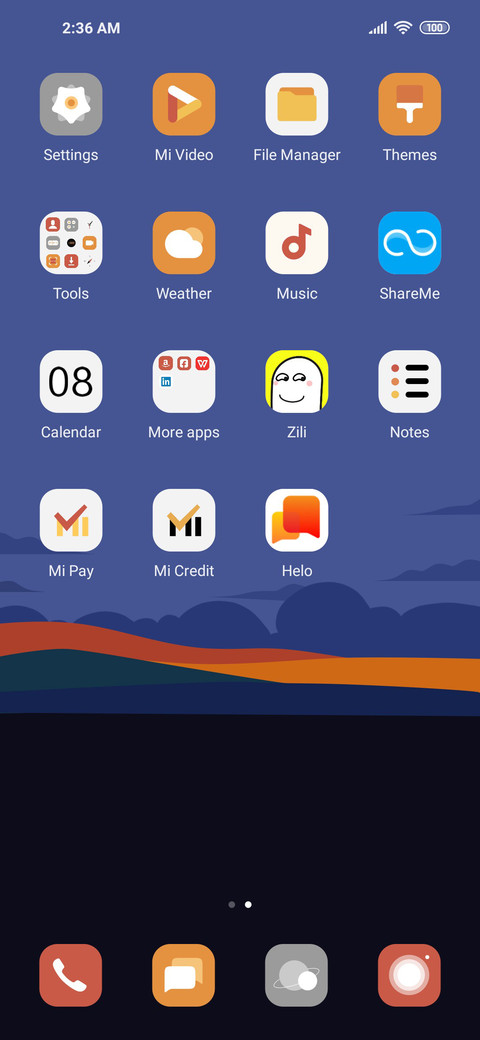 On schedule screenshot