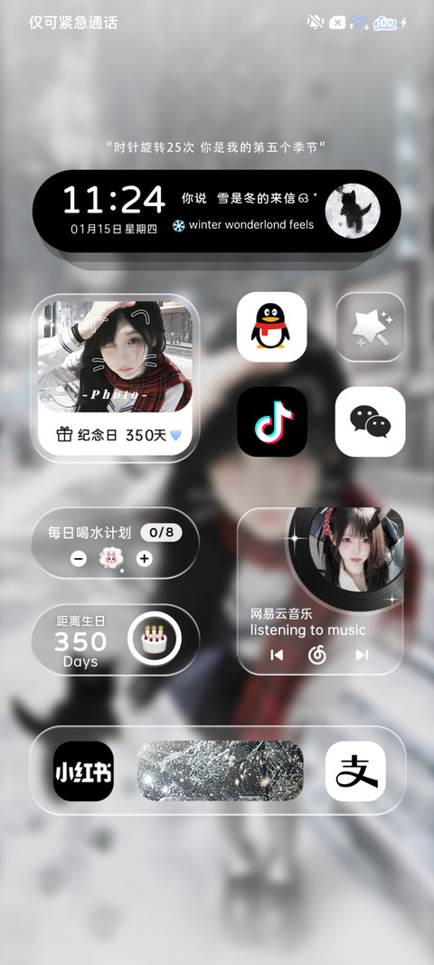 氛围 思念在冬季 screenshot
