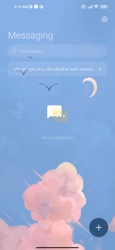 A cloud in the sky screenshot