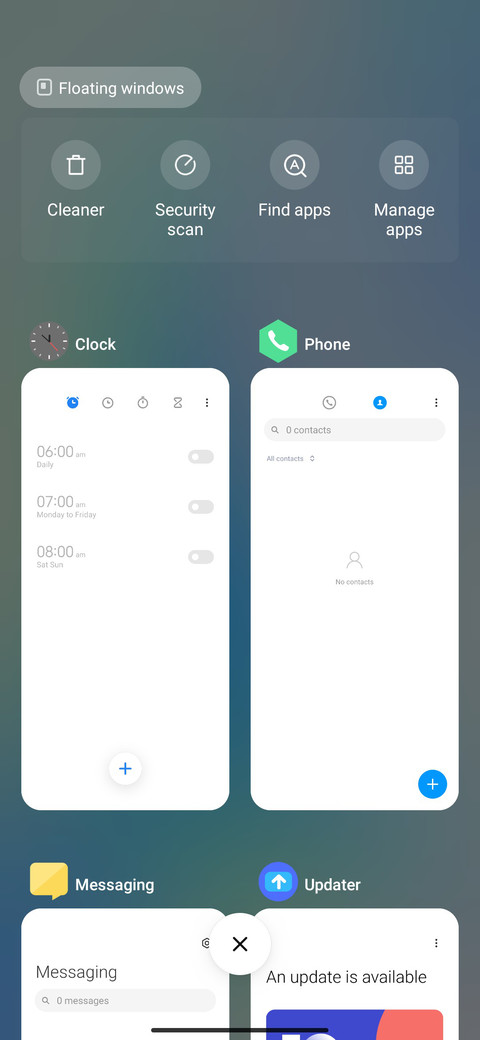 Irregular screenshot