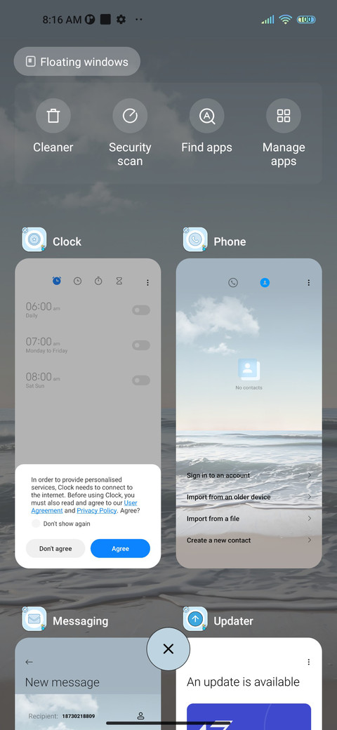 Peaceful beach screenshot