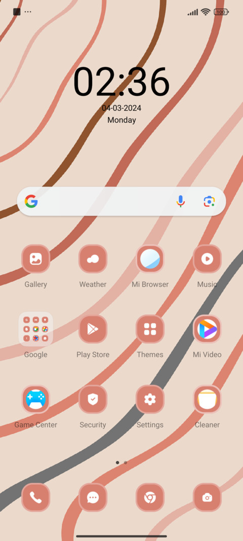 Brown Lines screenshot