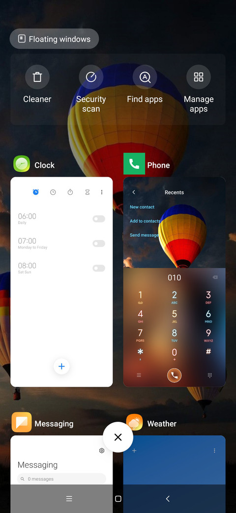 Hot air balloon screenshot