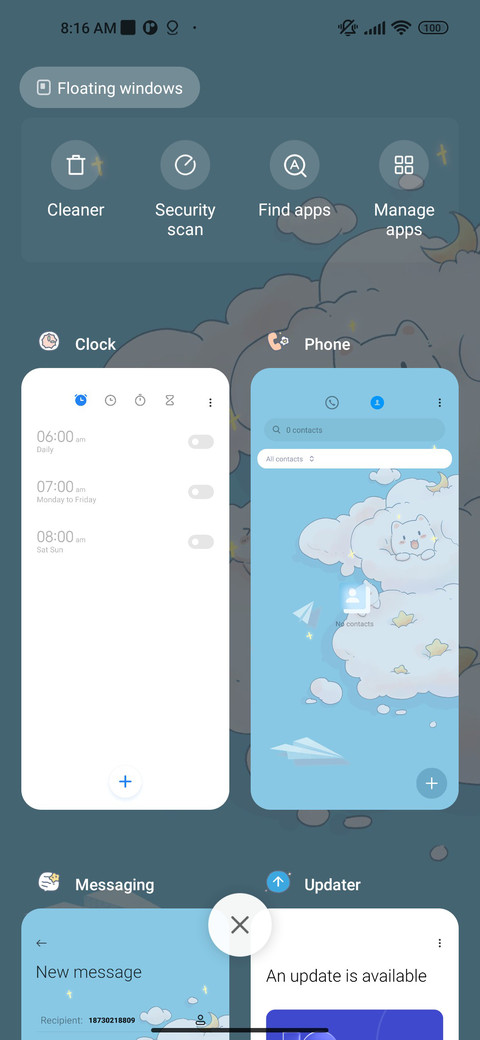 Cat on the cloud screenshot