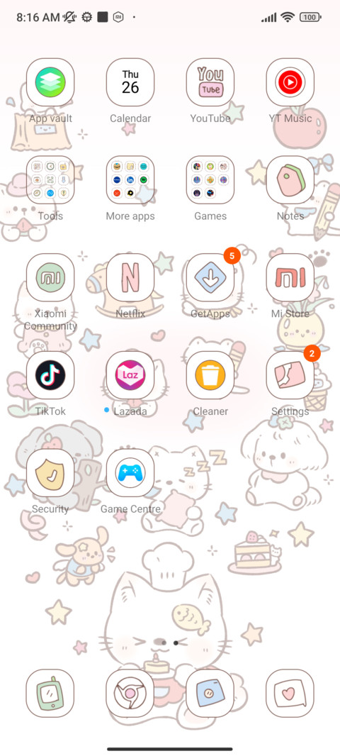 Lucky cute sticker screenshot