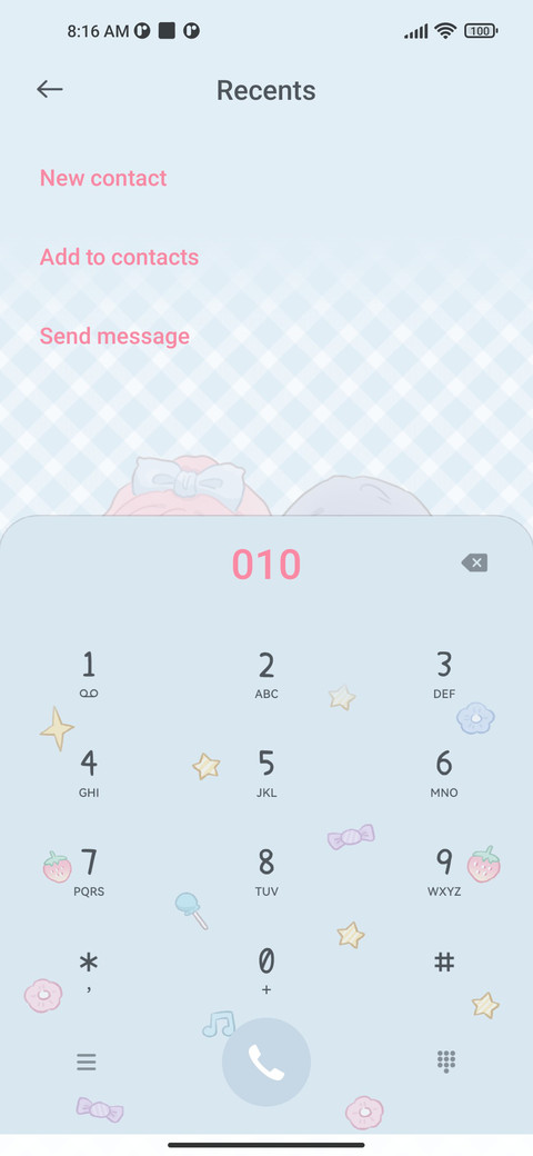 Personality screenshot