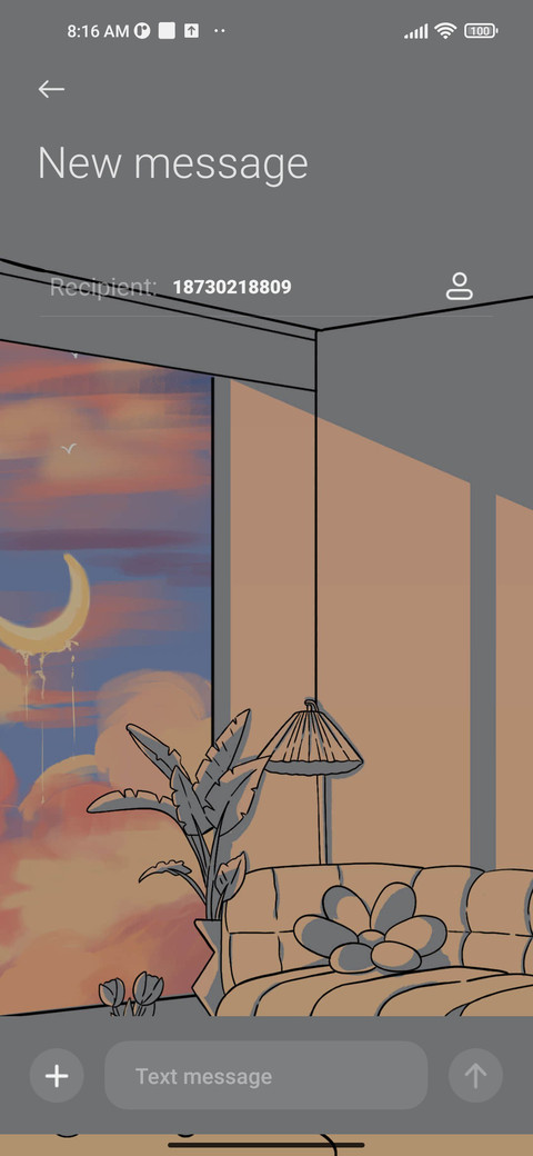 Light landscape screenshot