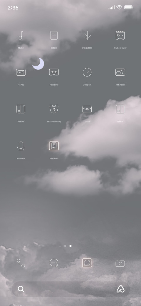 Grey sky screenshot