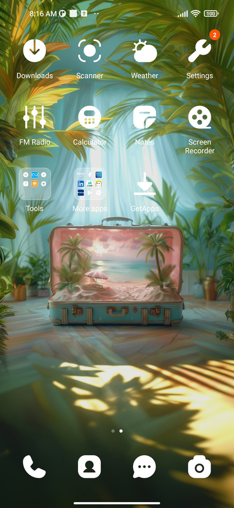 Travelling heart screenshot