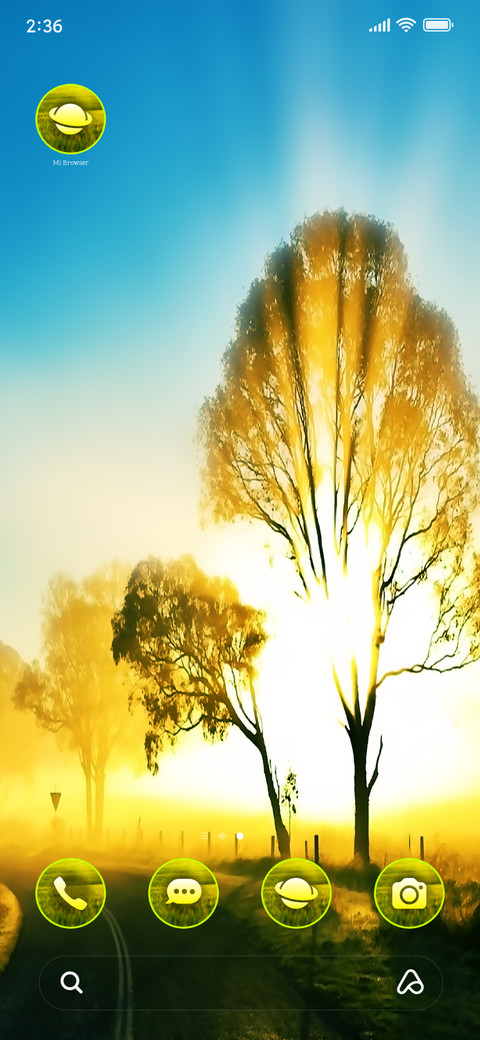 Sunrise shine screenshot