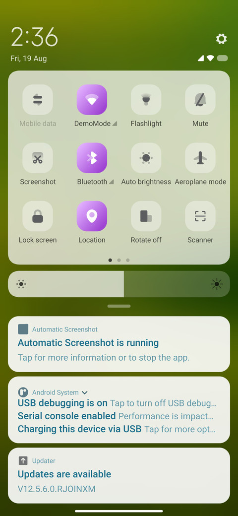 Greenery screenshot