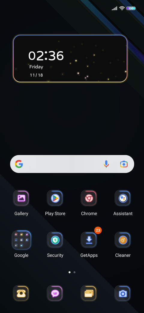 Dazzle colour screenshot