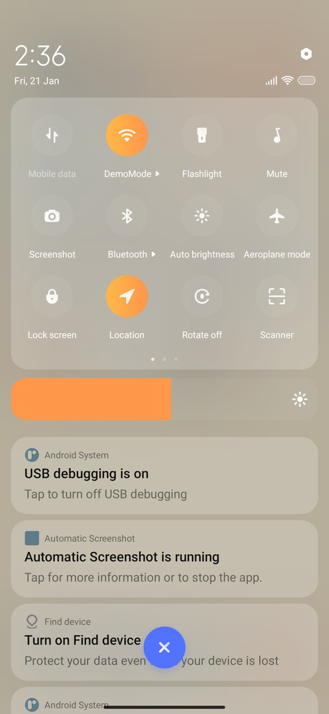 Creamy UI screenshot