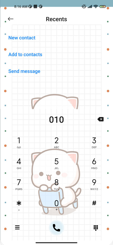 Peek at your phone screenshot