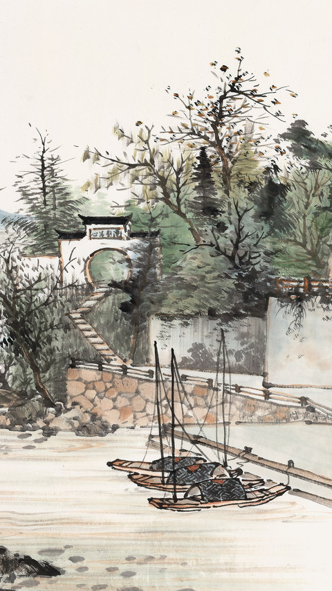 扬波山水 卧以游之 screenshot