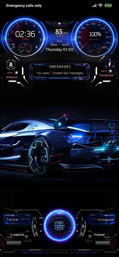 Cyberpunk Speeding screenshot
