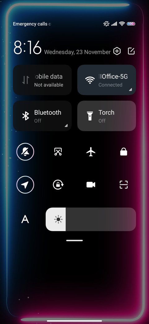 Broken screen screenshot