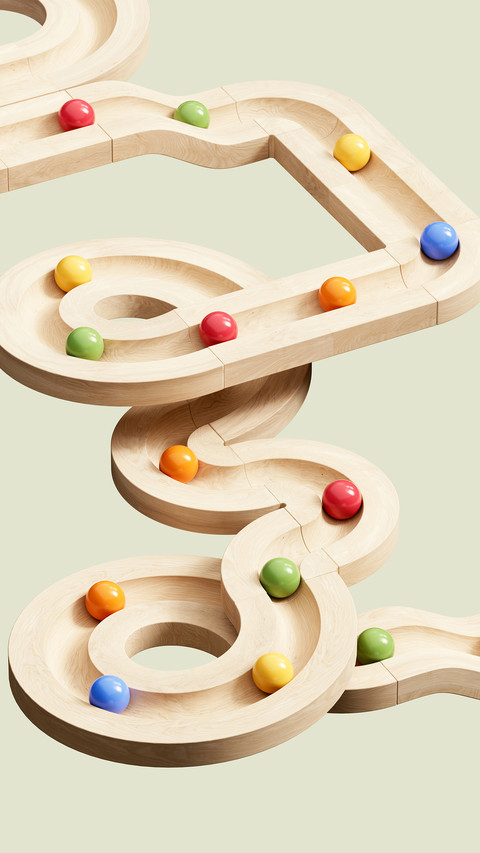 Circular or square scrolling path screenshot
