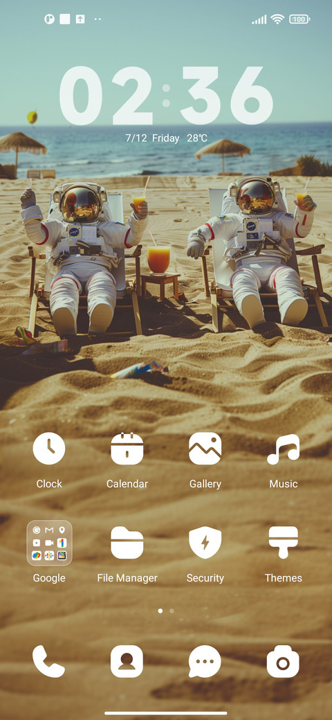 Beach astronaut screenshot