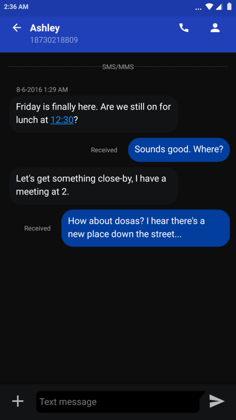 Android Pi Dark TT screenshot