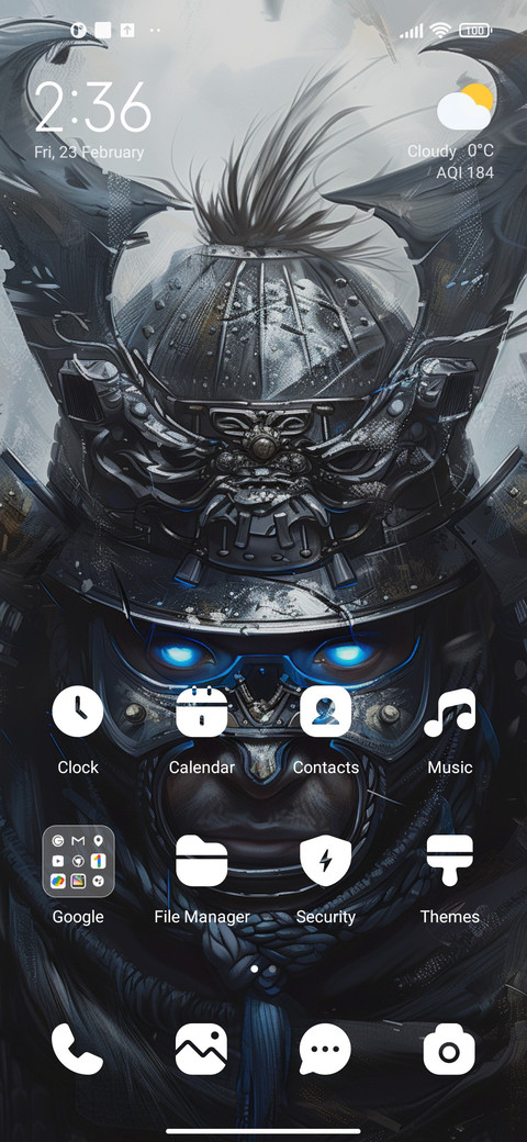 Samurai mask screenshot